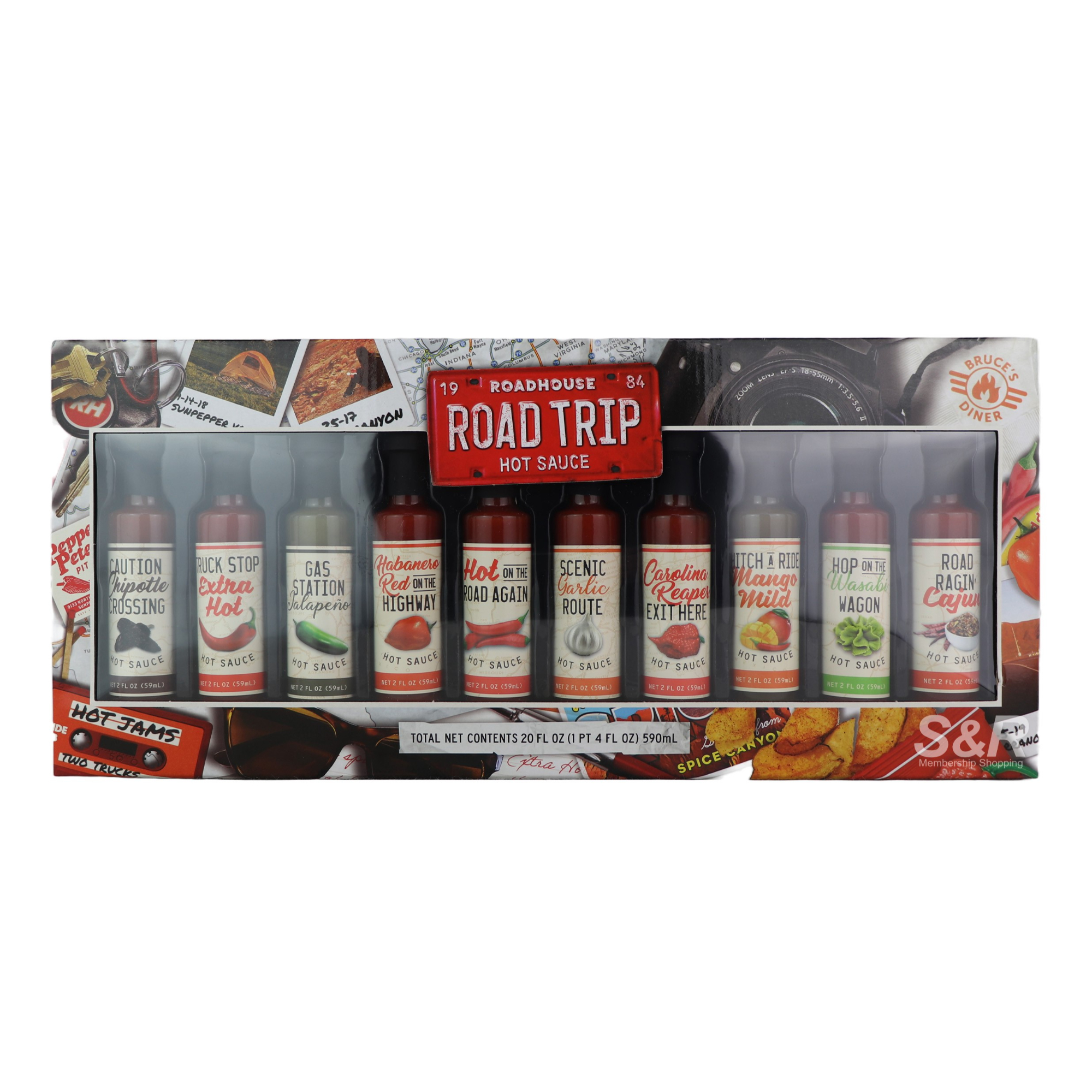 Roadtrip Roadhouse Hot Sauce (59mL x 10pcs)